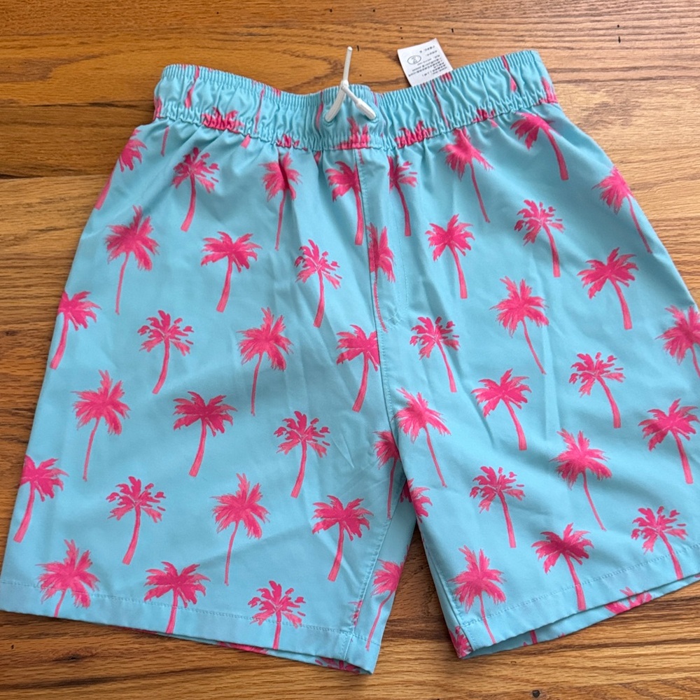 Abercrombie Kids Boys Swim Shorts - Lot of 4 (Flamingo, Cactus, Palm Patterns) - Picture 7 of 7